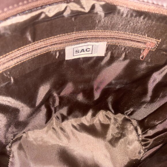 Sac Buri Palm Rattan Woven Ombre' Philippine's Shoulder Bag w/ Gold Hardware NWT - Picture 5 of 12